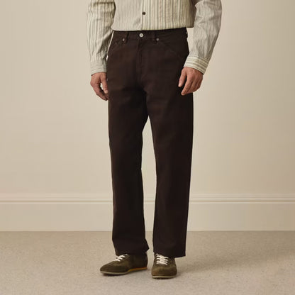 Paul Smith Relaxed Fit Cotton Jeans Brown