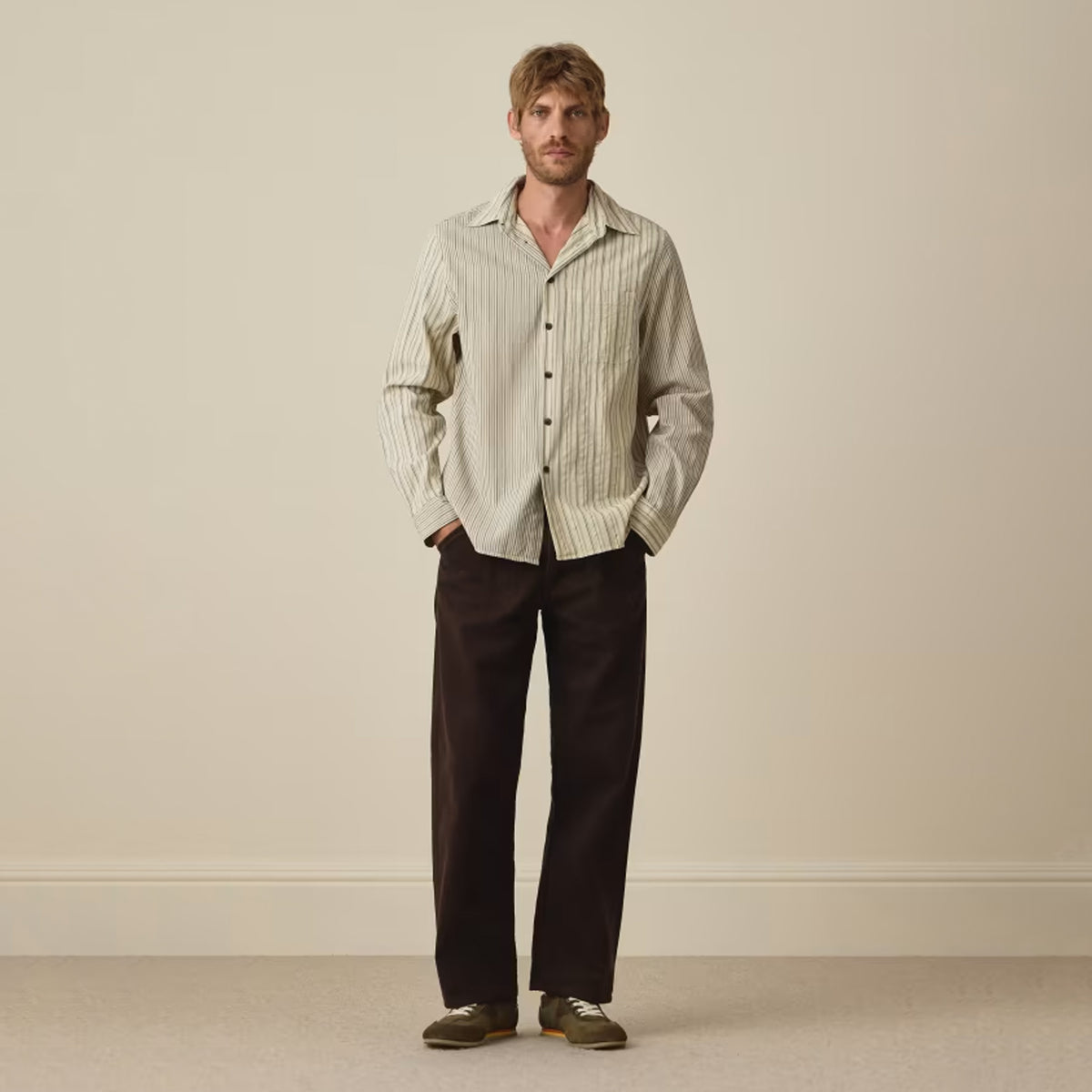 Paul Smith Relaxed Fit Cotton Jeans Brown
