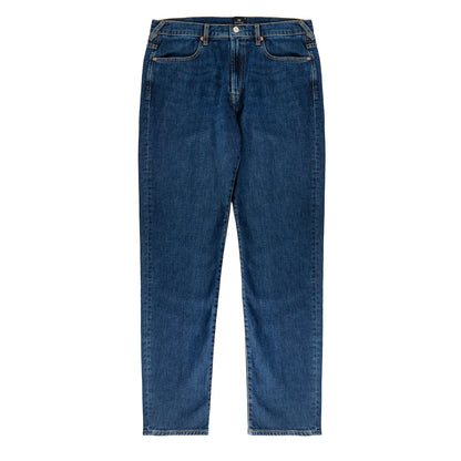 Paul Smith Relaxed Tapered-Fit Organic Vintage Stretch Jeans Dark Wash