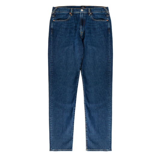 Paul Smith Relaxed Tapered-Fit Organic Vintage Stretch Jeans Dark Wash