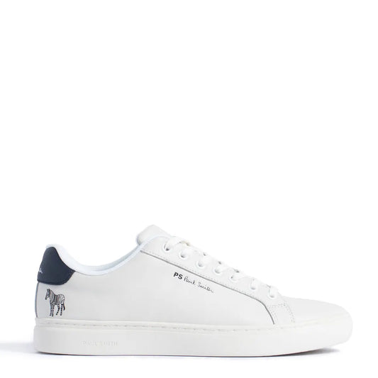 Paul Smith Rex Zebra Trainers White Leather - The Sporting Lodge