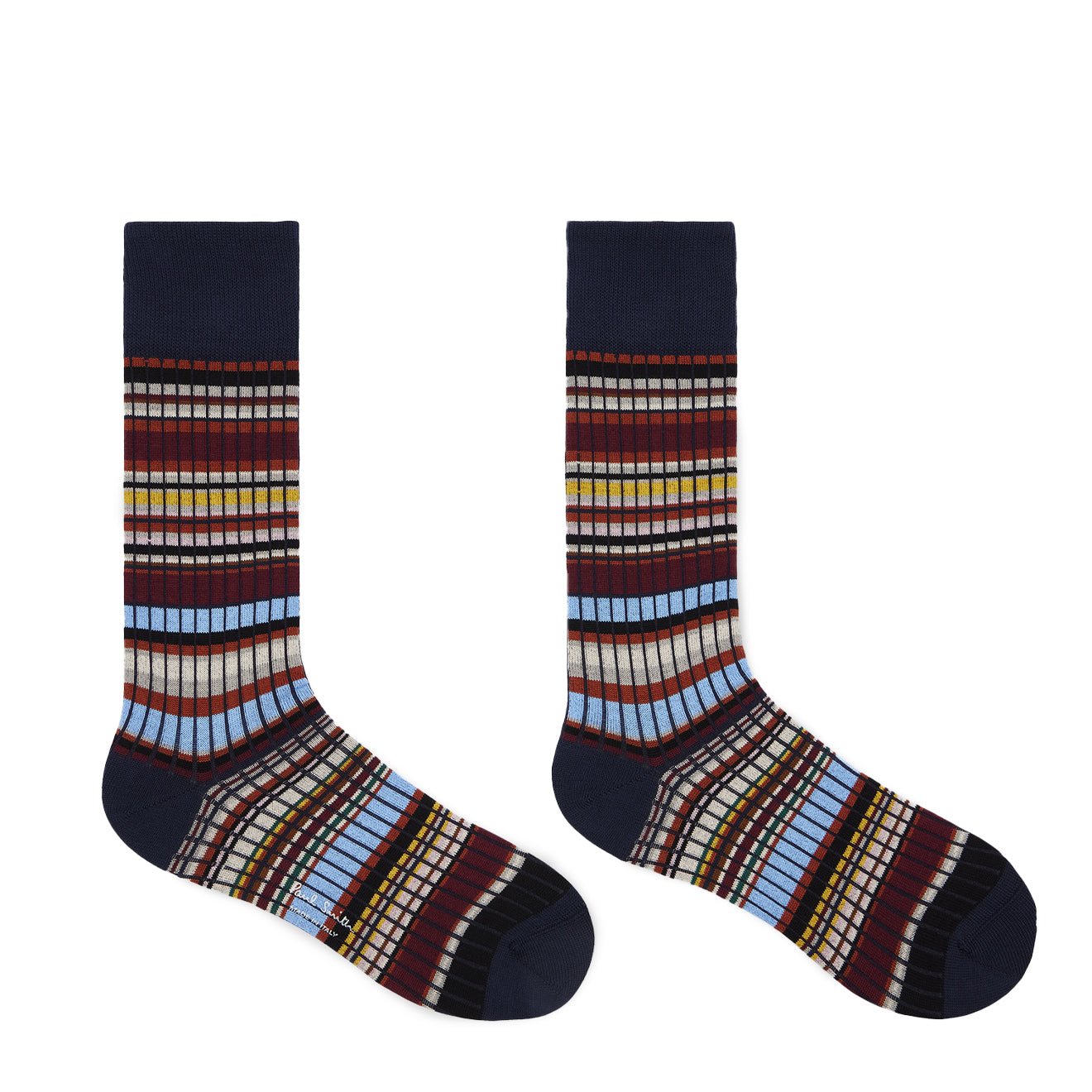 Paul Smith Rib Signature Socks Navy Blue