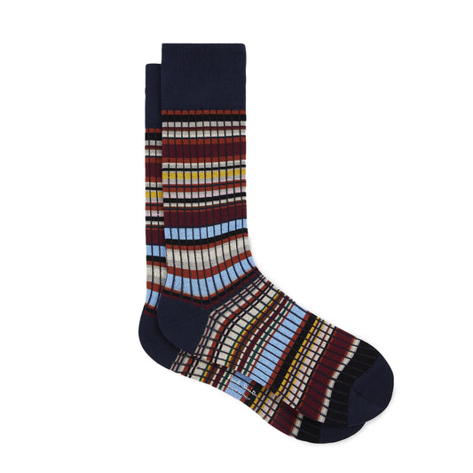 Paul Smith Rib Signature Socks Navy Blue