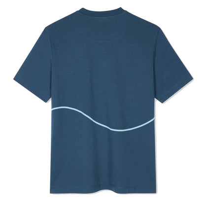 Paul Smith S/S Tshirt PS Happy Wave Inky Blue