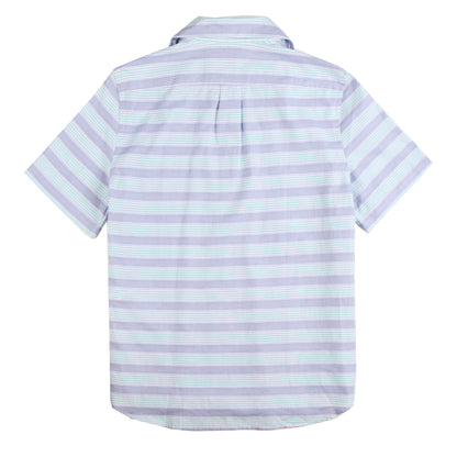 Paul Smith Short-Sleeve Shirt Striped Blue