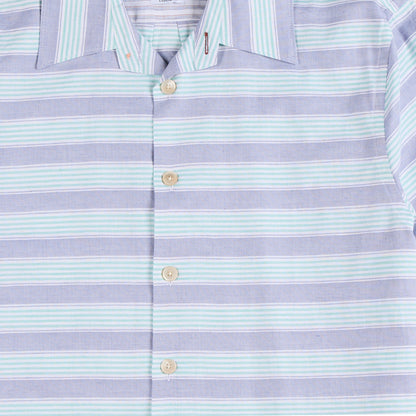 Paul Smith Short-Sleeve Shirt Striped Blue