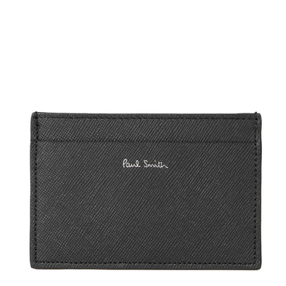 Paul Smith Signature Stripe Balloon Mount Fuji Print Card Holder Black - The Sporting Lodge