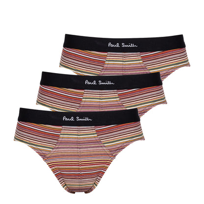 Paul Smith Signature Stripe Briefs 3 Pack Multicolour