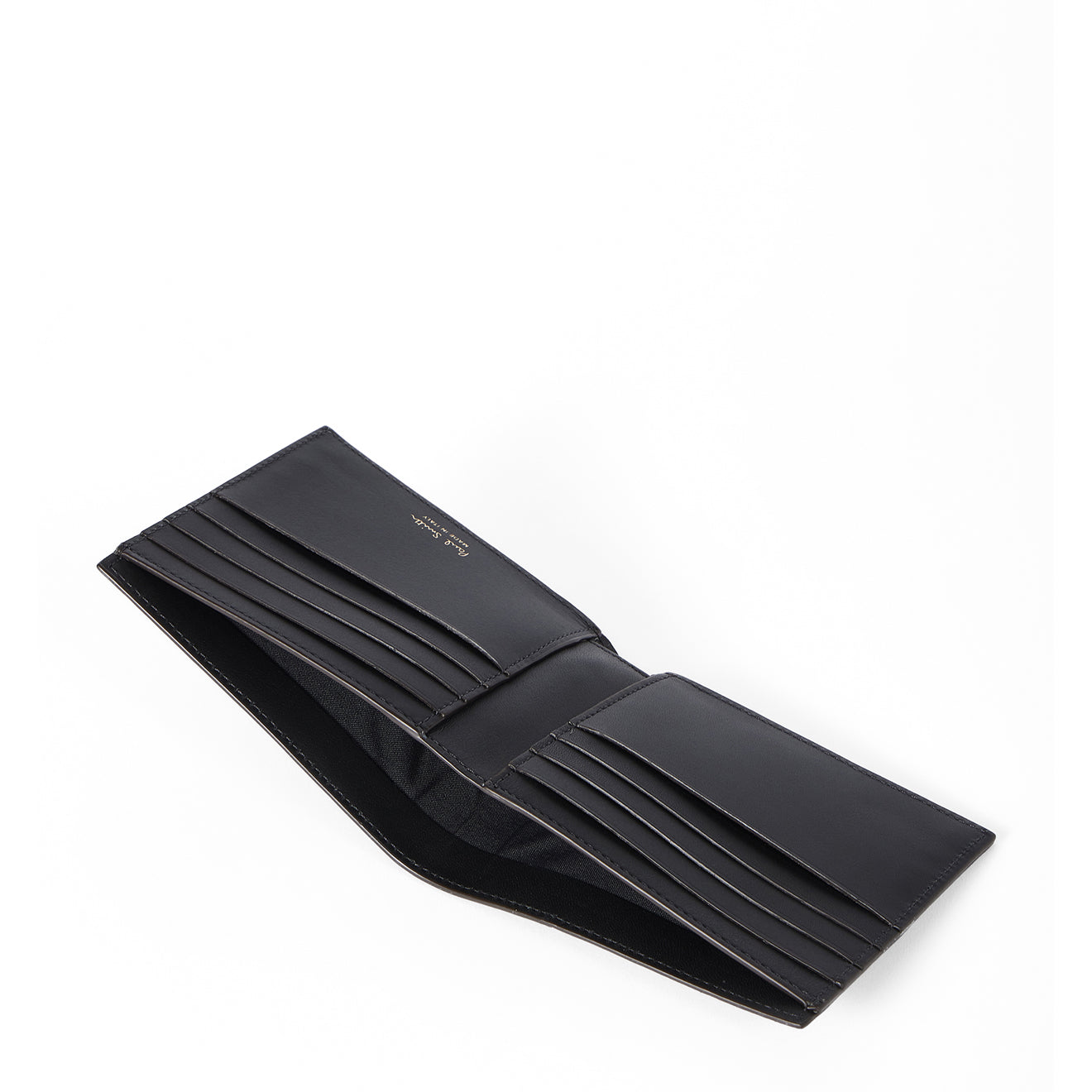 Paul Smith Signature Stripe Coated Canvas Billfold Wallet Black