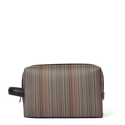 Paul Smith Signature Stripe Coated Canvas Wash Bag Multicolour