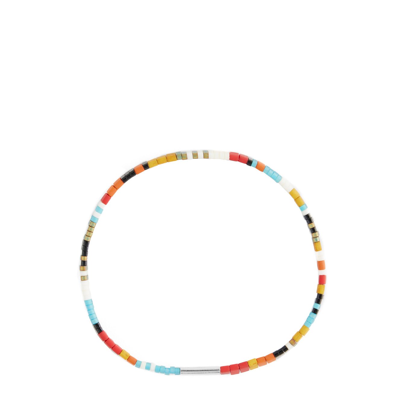 Paul Smith Signature Stripe Flat Bead Bracelet Multicolour
