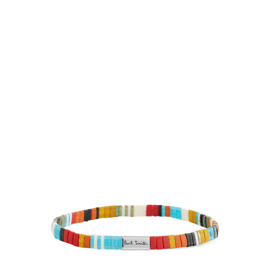 Paul Smith Signature Stripe Flat Bead Bracelet Multicolour
