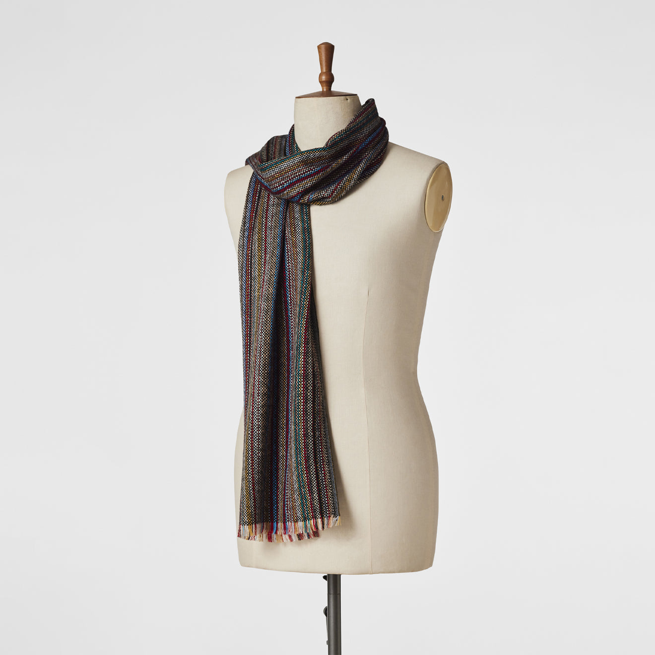 Paul Smith Signature Stripe Merino Wool Scarf Multicolour