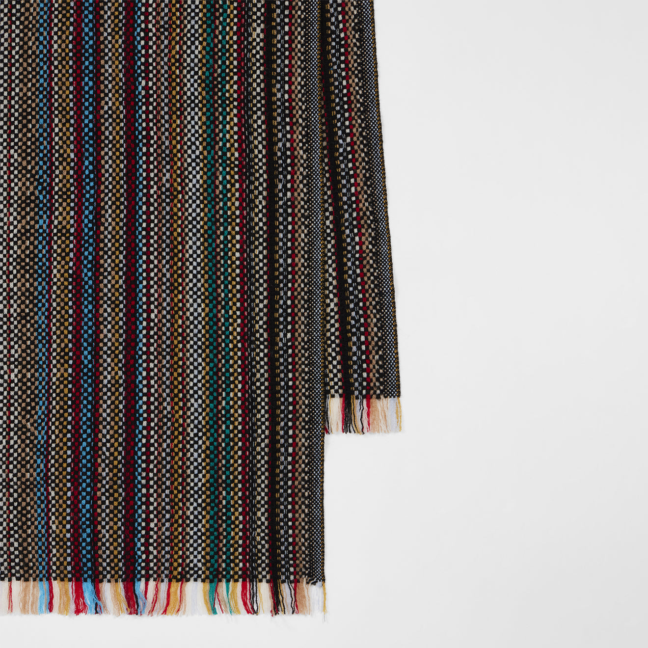 Paul Smith Signature Stripe Merino Wool Scarf Multicolour