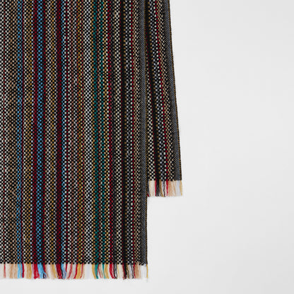Paul Smith Signature Stripe Merino Wool Scarf Multicolour