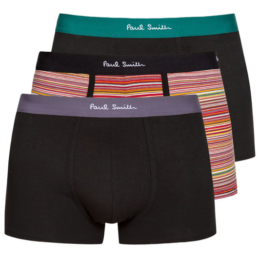 Paul Smith Signature Stripe Mixed Boxer Briefs Three Pack Multicolour - The Sporting Lodge