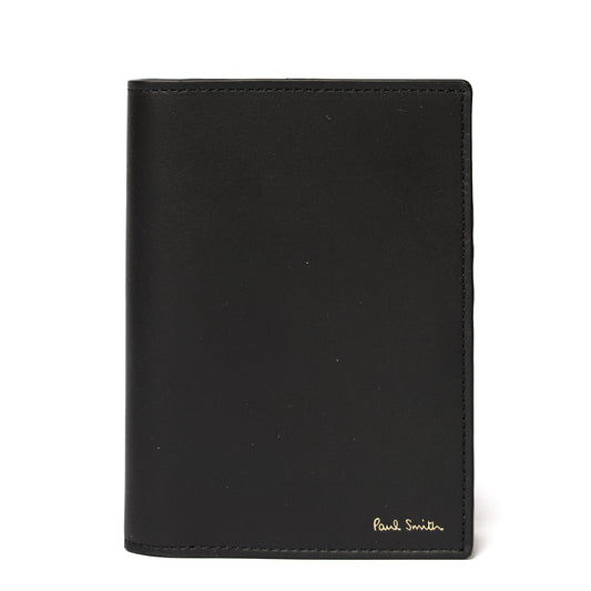 Paul Smith Signature Stripe Passport Cover Black - The Sporting Lodge