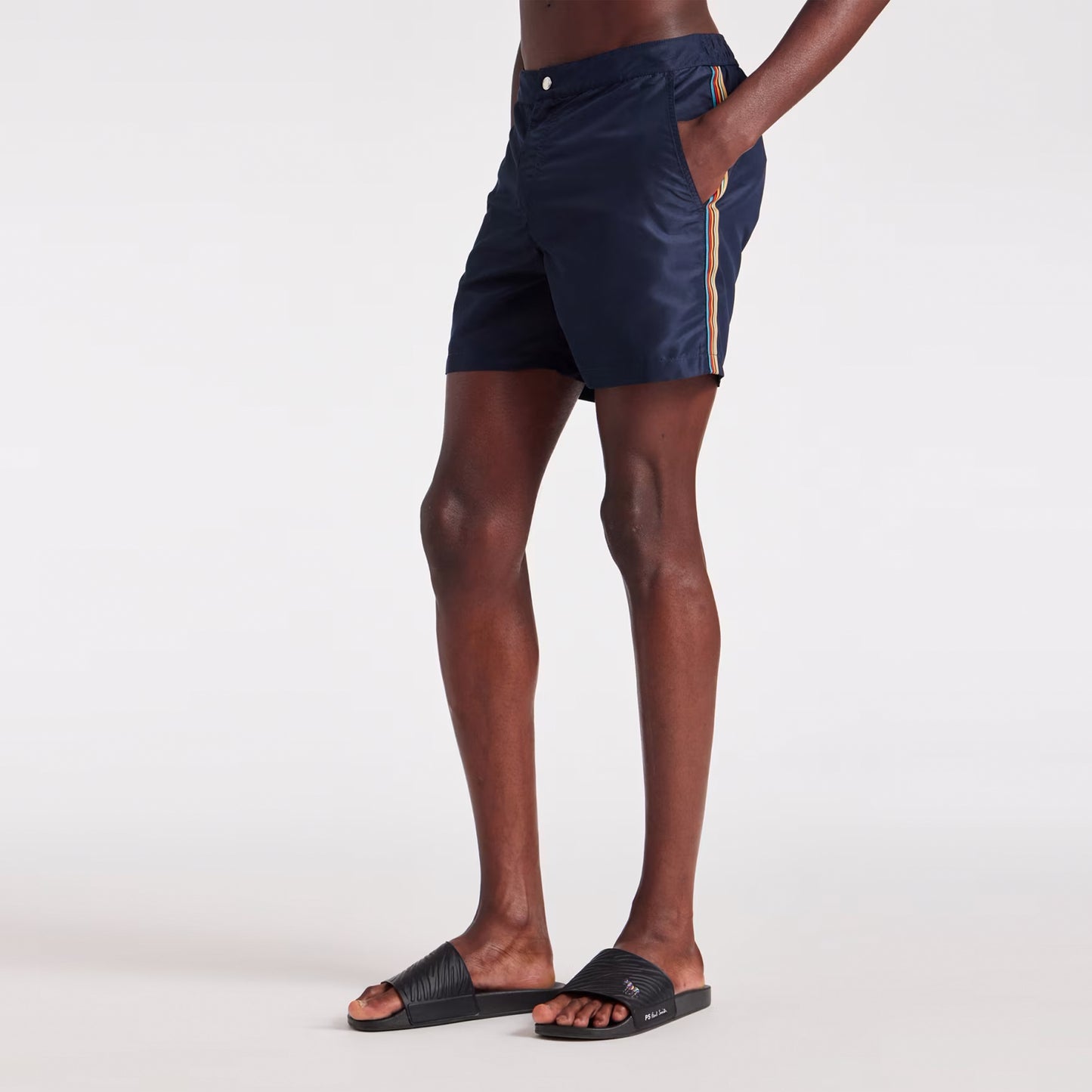 Paul Smith Signature Stripe Swim Shorts Navy - The Sporting Lodge