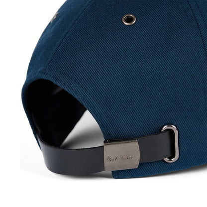 Paul Smith Signature Stripe Trim Baseball Cap Navy