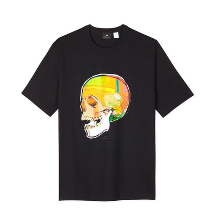 Paul Smith Skull Sketch Print T-Shirt Black - The Sporting Lodge