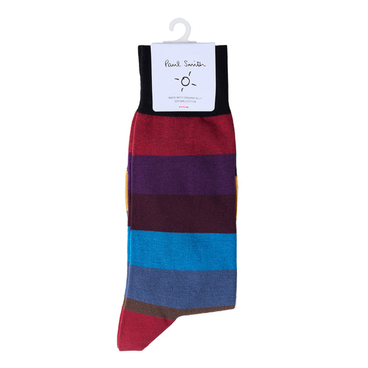 Paul Smith Sock Jonathan Stripe Black