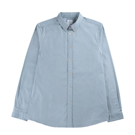 Paul Smith Soft Touch Cotton Shirt Blue