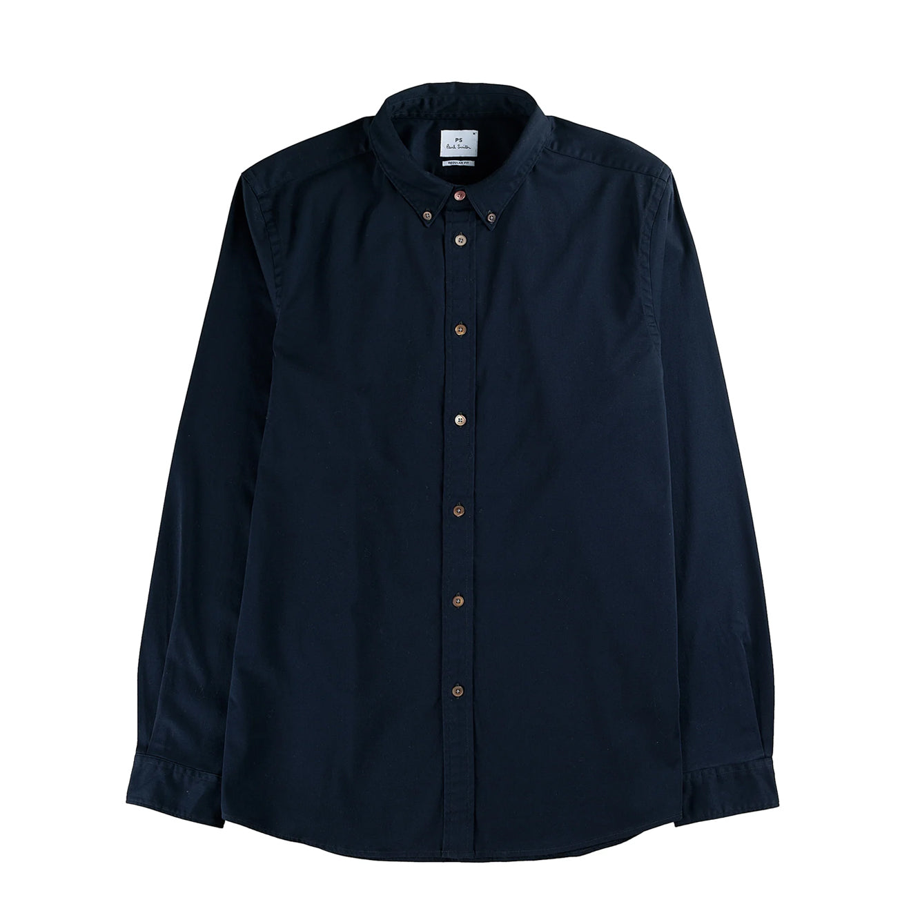 Paul Smith Soft Touch Cotton Shirt Navy Blue