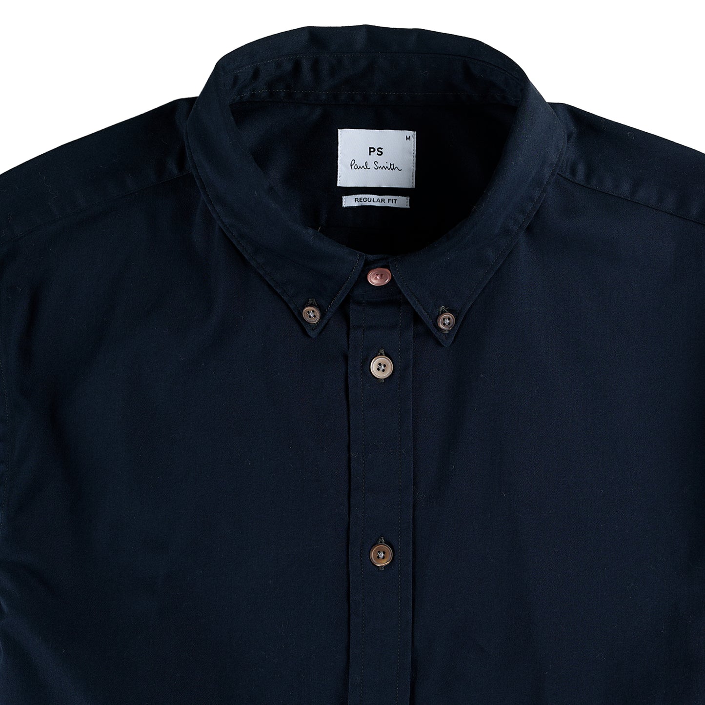 Paul Smith Soft Touch Cotton Shirt Navy Blue