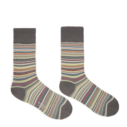Paul Smith Spring Signature Stripe Socks Grey
