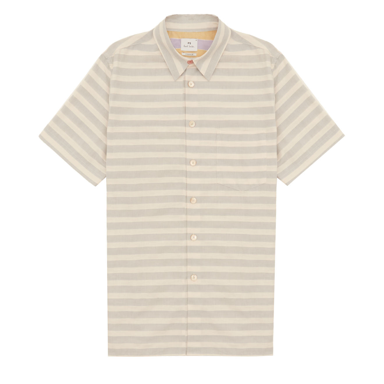 Paul Smith Stripe Cotton-Linen Shirt Light Blue - The Sporting Lodge