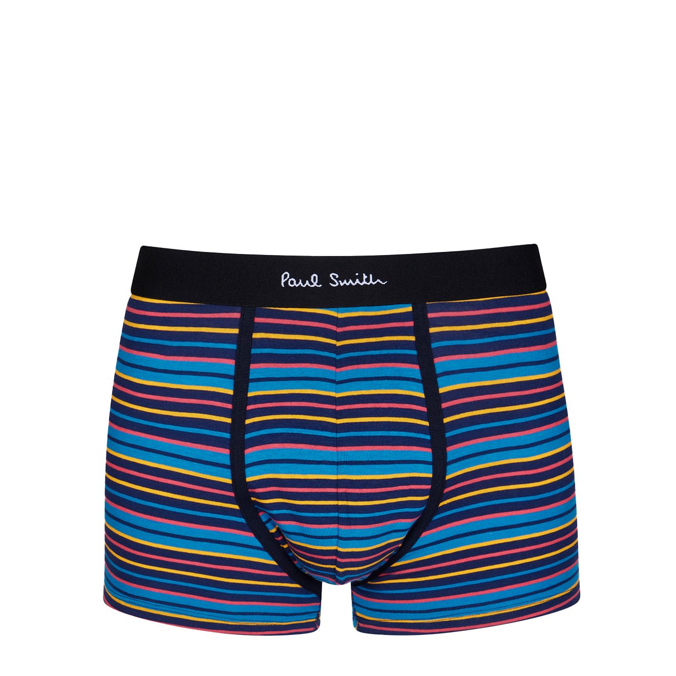 Paul Smith Stripe and Plain Mixed Boxer Briefs 5 Pack Multicolour