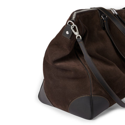 Paul Smith Suede Duffle Holdall Brown