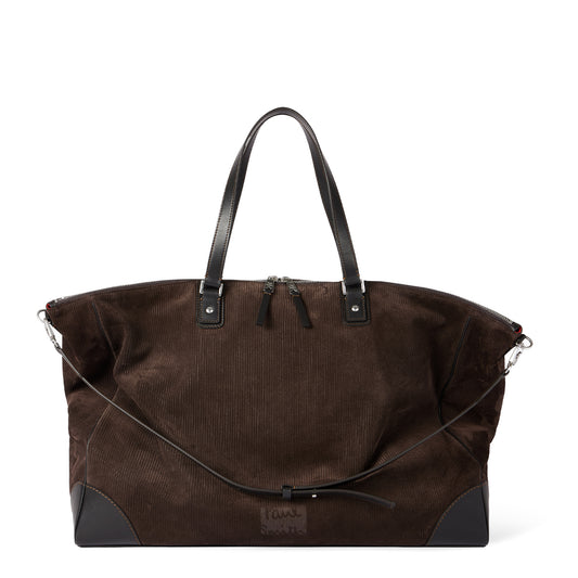 Paul Smith Suede Duffle Holdall Brown