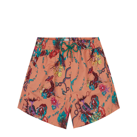Paul Smith Swim Short Kraken Orange