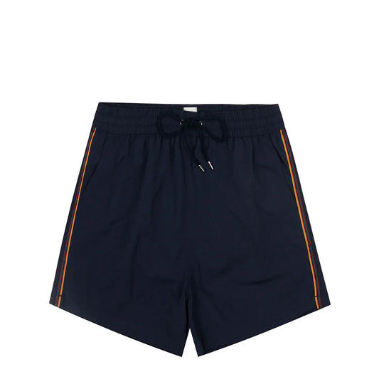 Paul Smith Swim Shorts Plain With Stripe Navy - The Sporting Lodge