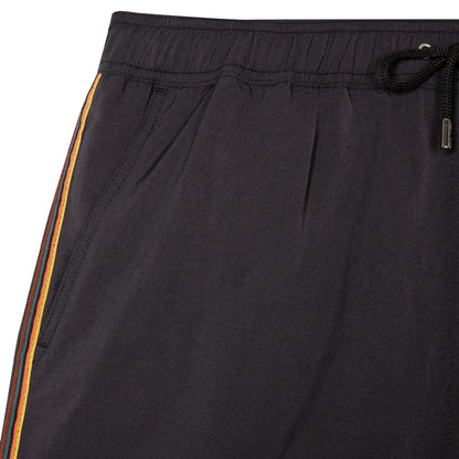 Paul Smith Swim Shorts With Artist Stripe Trim Black