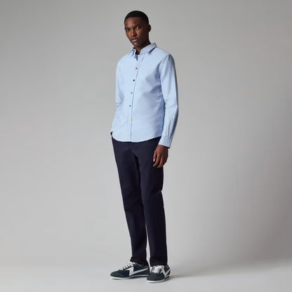 Paul Smith Tailored-Fit Blue Oxford Shirt Light Blue