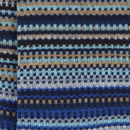 Paul Smith Tonal Stripe Cotton-Blend Pique Socks Navy