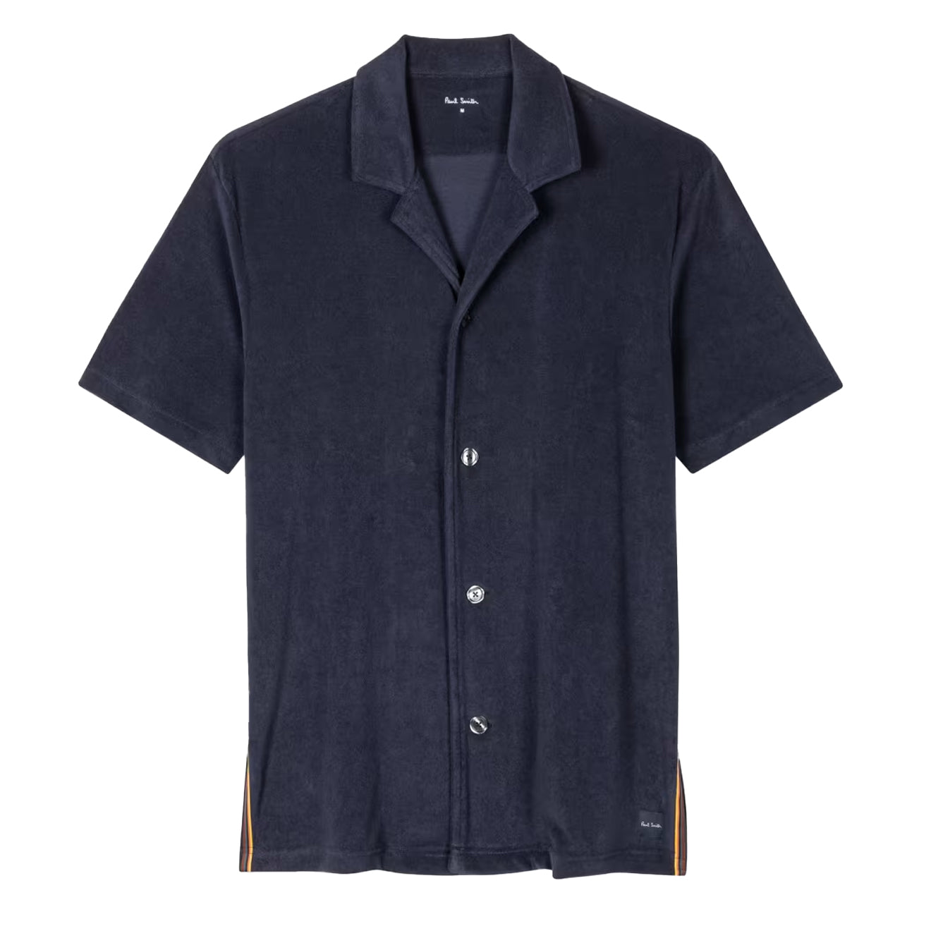 Paul Smith Towelling Lounge Shirt Navy Blue