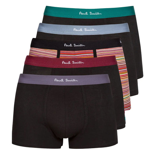 Paul Smith Trunk 5 Pack Black Sign Black - The Sporting Lodge