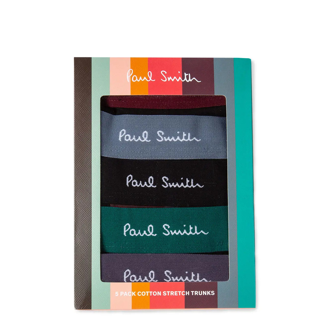 Paul Smith Trunk 5 Pack Black Sign Black - The Sporting Lodge