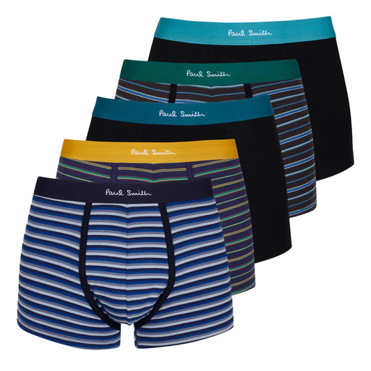 Paul Smith Trunk 5 Pack Stripe Mix Multicolour - The Sporting Lodge