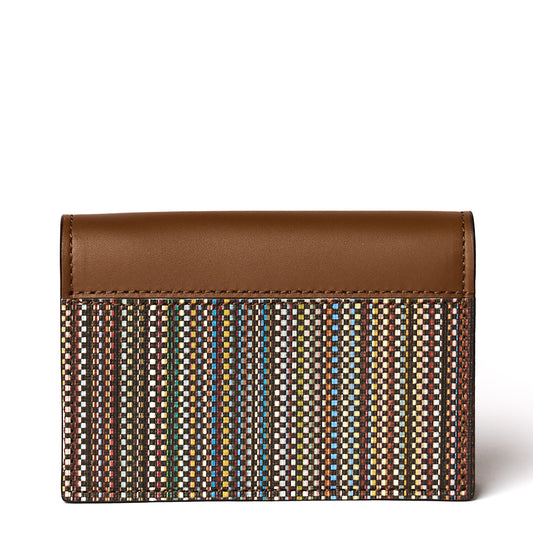 Paul Smith Wallet Fold Over Card Holder Brown - The Sporting Lodge