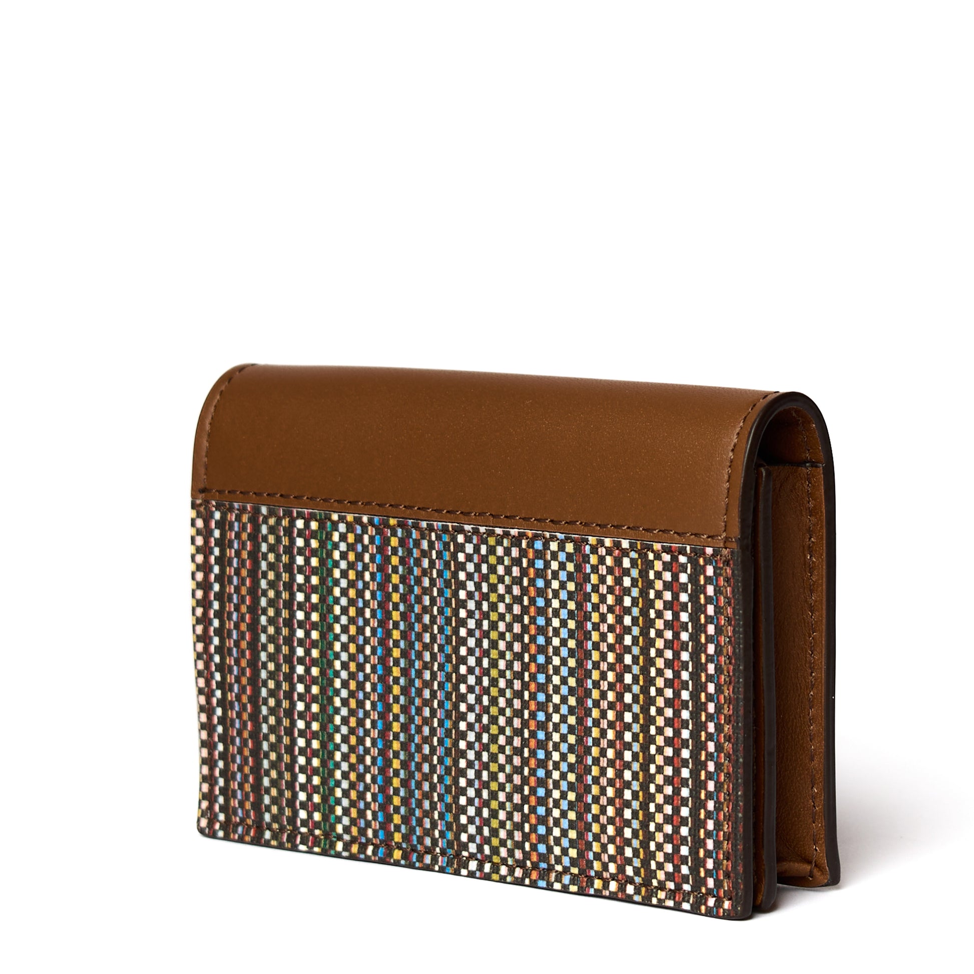 Paul Smith Wallet Fold Over Card Holder Brown - The Sporting Lodge