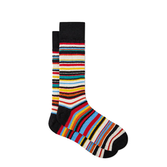 Paul Smith Wool-Cashmere Blend Signature Stripe Socks - The Sporting Lodge