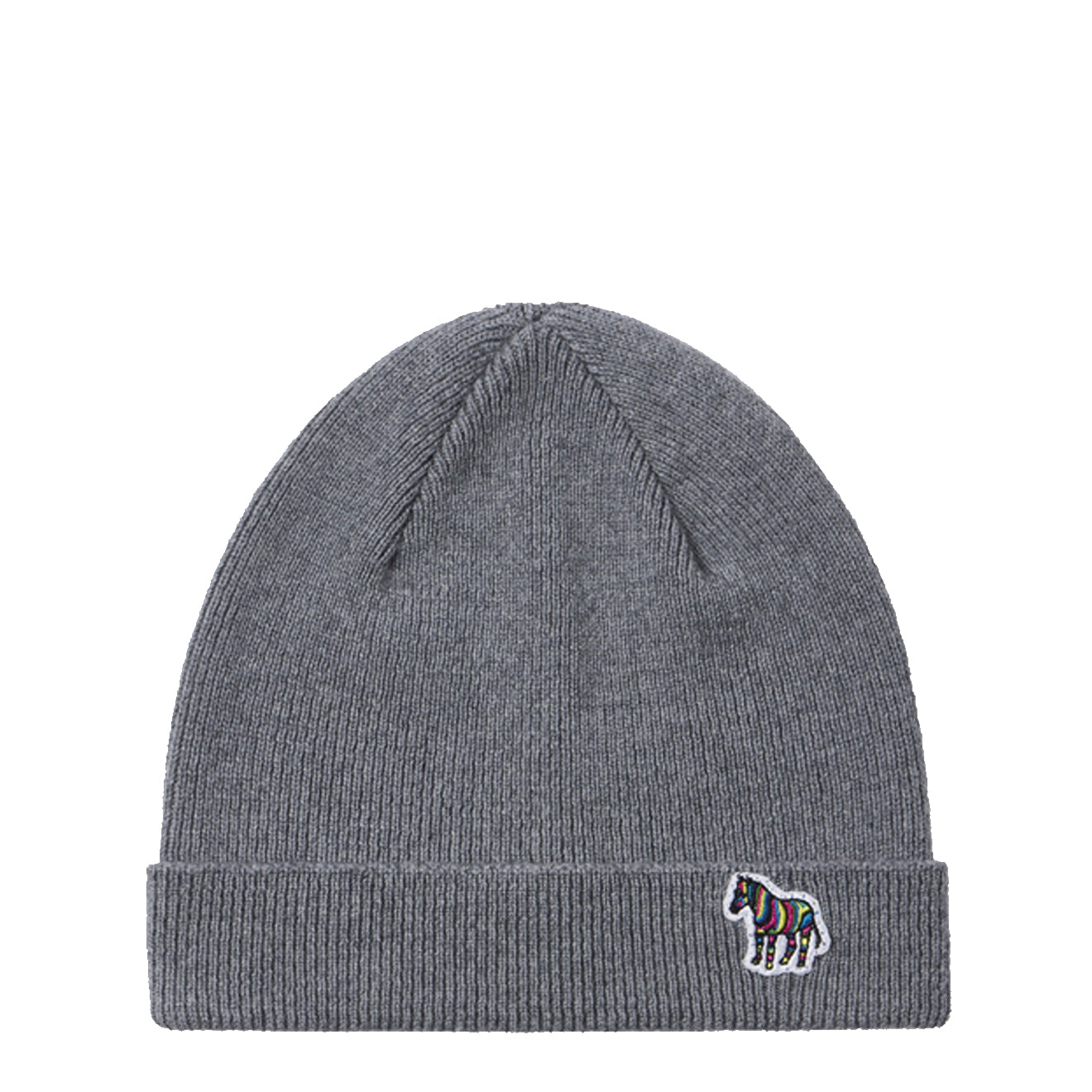 Paul Smith Zebra Beanie Hat Grey