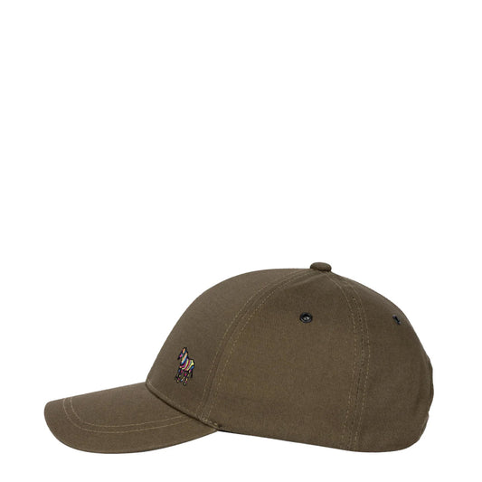 Paul Smith Zebra Logo Baseball Cap Olive Green - The Sporting Lodge