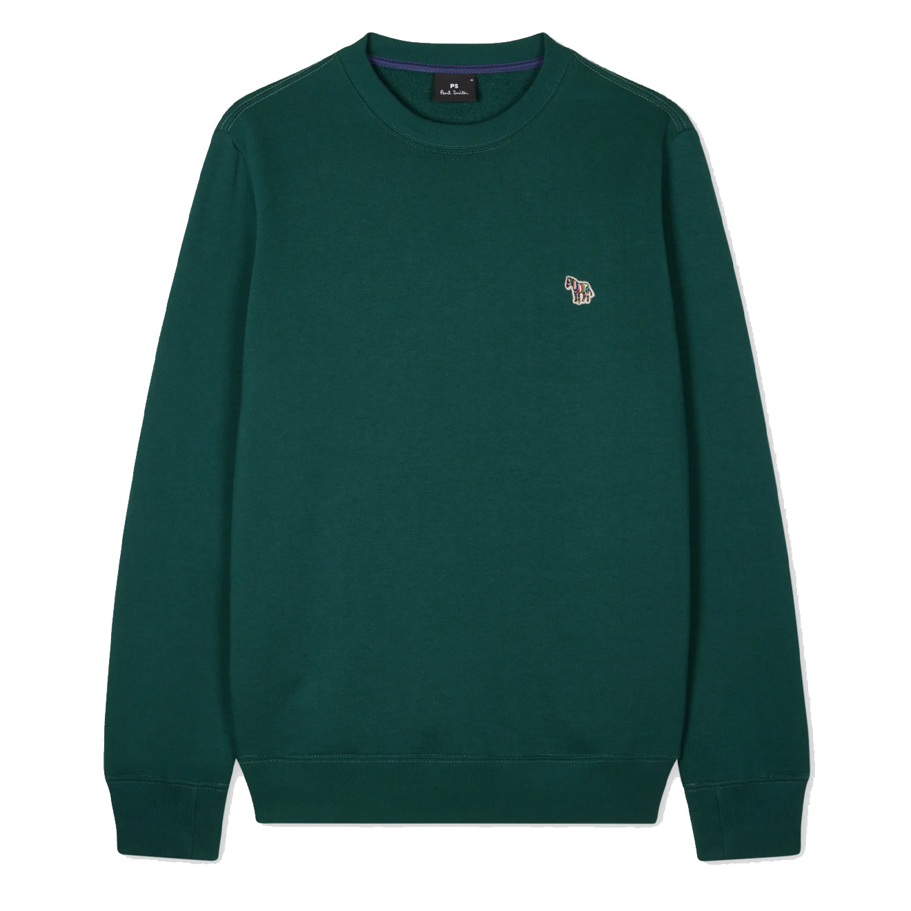 Paul Smith Zebra Logo Organic Cotton Sweatshirt Dark Green