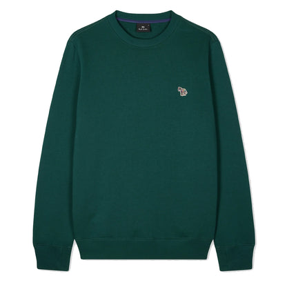 Paul Smith Zebra Logo Organic Cotton Sweatshirt Dark Green