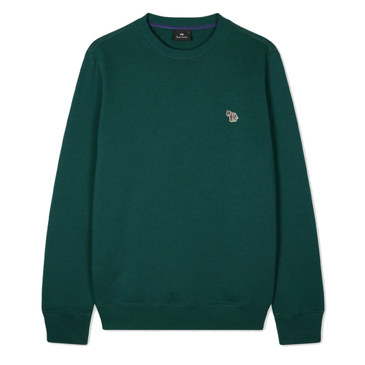 Paul Smith Zebra Logo Organic Cotton Sweatshirt Dark Green